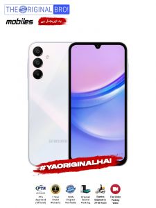 Samsung A15 - 6GB RAM - 128GB Storage - PTA Approved - 12 Months Warranty - Light Blue - The Original Bro Mobiles - TOB29